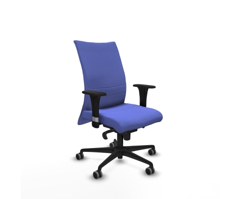 Piqueras y Crespo Albacete confidente XL sincro bali azul claro brazos 1D cromados base nailon ruedas 65mm engomadas