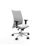 Piqueras y Crespo Albacete confidente XL sincro bali blanco brazos 1D cromados base aluminio ruedas 65 mm nailon