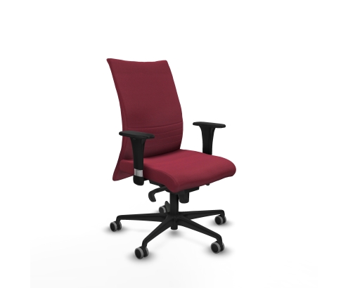 Piqueras y Crespo Albacete confidente XL sincro bali granate brazos 1D cromados base nailon ruedas 65mm engomadas