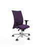 Piqueras y Crespo Albacete confidente XL sincro bali morado brazos 1D cromados base aluminio ruedas 65mm engomadas