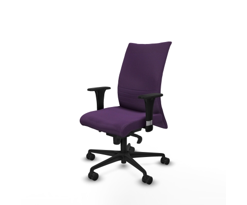 Piqueras y Crespo Albacete confidente XL sincro bali morado brazos 1D cromados base nailon ruedas 65 mm nailon