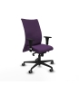 Piqueras y Crespo Albacete confidente XL sincro bali morado brazos 1D cromados base nailon ruedas 65mm engomadas