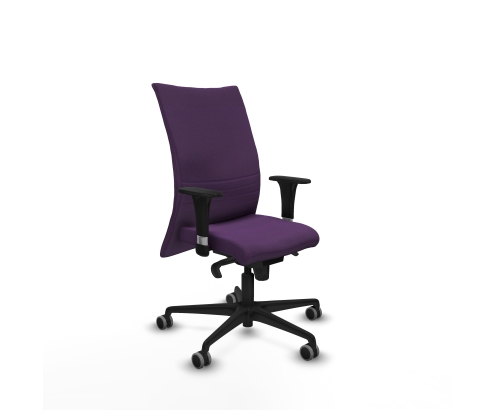 Piqueras y Crespo Albacete confidente XL sincro bali morado brazos 1D cromados base nailon ruedas 65mm engomadas