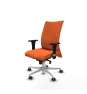 Piqueras y Crespo Albacete confidente XL sincro bali naranja brazos 1D cromados base aluminio ruedas 65mm engomadas