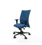 Piqueras y Crespo Albacete confidente XL sincro similpiel azul claro brazos 1D cromados base nailon ruedas 65 mm nailon