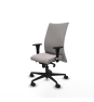 Piqueras y Crespo Albacete confidente XL sincro similpiel blanco brazos 1D cromados base nailon ruedas 65 mm nailon