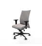 Piqueras y Crespo Albacete confidente XL sincro similpiel blanco brazos 1D cromados base nailon ruedas 65mm engomadas