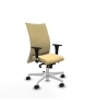 Piqueras y Crespo Albacete confidente XL sincro similpiel crema brazos 1D cromados base blanca ruedas 65 mm nailon