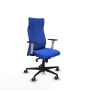 Piqueras y Crespo Albacete direcci?n sincro bali azul brazos 1D blancos base nailon ruedas 65 engomadas
