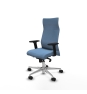 Piqueras y Crespo Albacete direcci?n sincro bali azul cielo brazos 2D base aluminio ruedas 65 nailon