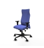 Piqueras y Crespo Albacete direcci?n sincro bali azul claro brazos 1D cromados base nailon ruedas 65 nailon