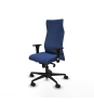 Piqueras y Crespo Albacete direcci?n sincro bali azul marino brazos 1D cromados base nailon ruedas 65 nailon