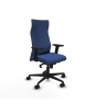 Piqueras y Crespo Albacete direcci?n sincro bali azul marino brazos 2D base nailon ruedas 65 nailon