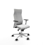 Piqueras y Crespo Albacete direcci?n sincro bali blanco brazos 1D blancos base aluminio ruedas 65 nailon