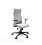 Piqueras y Crespo Albacete direcci?n sincro bali blanco brazos 1D blancos base nailon ruedas 65 engomadas