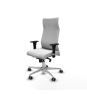 Piqueras y Crespo Albacete direcci?n sincro bali blanco brazos 1D cromados base aluminio ruedas 65 engomadas