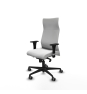 Piqueras y Crespo Albacete direcci?n sincro bali blanco brazos 1D cromados base nailon ruedas 65 engomadas