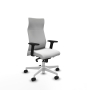 Piqueras y Crespo Albacete direcci?n sincro bali blanco brazos 2D base blanca ruedas 65 nailon
