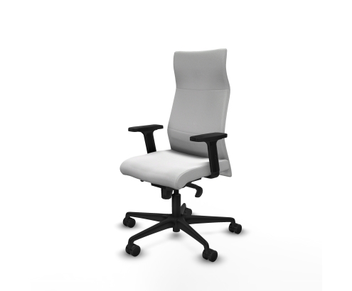 Piqueras y Crespo Albacete direcci?n sincro bali blanco brazos 2D base nailon ruedas 65 nailon
