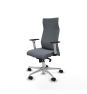Piqueras y Crespo Albacete direcci?n sincro bali gris brazos 1D blancos base aluminio ruedas 65 nailon