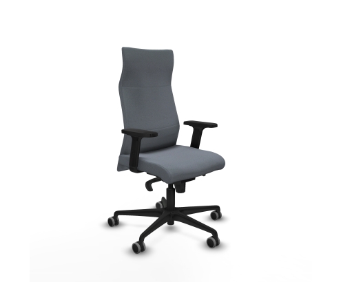 Piqueras y Crespo Albacete direcci?n sincro bali gris brazos 2D base nailon ruedas 65 engomadas