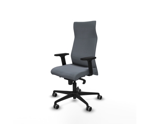 Piqueras y Crespo Albacete direcci?n sincro bali gris brazos 2D base nailon ruedas 65 engomadas