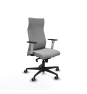 Piqueras y Crespo Albacete direcci?n sincro bali gris claro brazos 1D blancos base nailon ruedas 65 engomadas