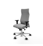 Piqueras y Crespo Albacete direcci?n sincro bali gris claro brazos 1D cromados base aluminio ruedas 65 nailon