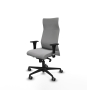 Piqueras y Crespo Albacete direcci?n sincro bali gris claro brazos 1D cromados base nailon ruedas 65 engomadas