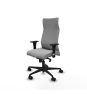 Piqueras y Crespo Albacete direcci?n sincro bali gris claro brazos 1D cromados base nailon ruedas 65 nailon