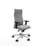 Piqueras y Crespo Albacete direcci?n sincro bali gris claro brazos 2D base aluminio ruedas 65 nailon
