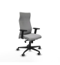 Piqueras y Crespo Albacete direcci?n sincro bali gris claro brazos 2D base nailon ruedas 65 engomadas