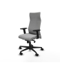 Piqueras y Crespo Albacete direcci?n sincro bali gris claro brazos 2D base nailon ruedas 65 nailon
