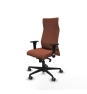 Piqueras y Crespo Albacete direcci?n sincro bali marr?n brazos 1D cromados base nailon ruedas 65 engomadas