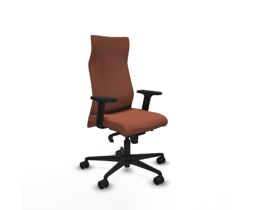 Piqueras y Crespo Albacete direcci?n sincro bali marr?n brazos 2D base nailon ruedas 65 nailon