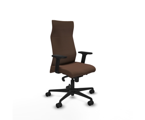 Piqueras y Crespo Albacete direcci?n sincro bali marr?n oscuro brazos 2D base nailon ruedas 65 nailon