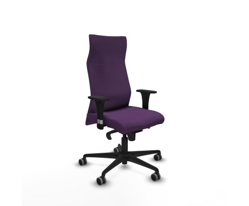 Piqueras y Crespo Albacete direcci?n sincro bali morado brazos 1D cromados base nailon ruedas 65 engomadas