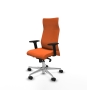 Piqueras y Crespo Albacete direcci?n sincro bali naranja brazos 2D base aluminio ruedas 65 nailon