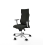 Piqueras y Crespo Albacete direcci?n sincro bali negro brazos 1D blancos base aluminio ruedas 65 nailon
