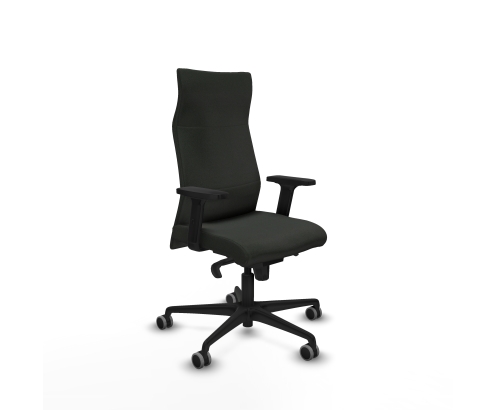 Piqueras y Crespo Albacete direcci?n sincro bali negro brazos 2D base nailon ruedas 65 engomadas
