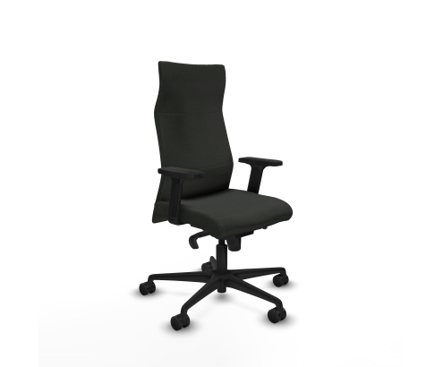 Piqueras y Crespo Albacete direcci?n sincro bali negro brazos 2D base nailon ruedas 65 nailon