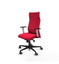 Piqueras y Crespo Albacete direcci?n sincro bali rojo brazos 1D blancos base nailon ruedas 65 engomadas