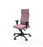 Piqueras y Crespo Albacete direcci?n sincro bali rosa brazos 1D cromados base nailon ruedas 65 engomadas