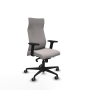 Piqueras y Crespo Albacete direcci?n sincro similpiel blanco brazos 2D base nailon ruedas 65 engomadas