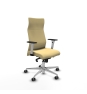 Piqueras y Crespo Albacete direcci?n sincro similpiel crema brazos 1D blancos base aluminio ruedas 65 engomadas