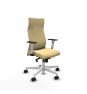 Piqueras y Crespo Albacete direcci?n sincro similpiel crema brazos 1D blancos base blanca ruedas 65 nailon