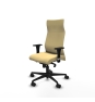 Piqueras y Crespo Albacete direcci?n sincro similpiel crema brazos 1D cromados base nailon ruedas 65 nailon