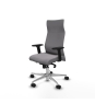 Piqueras y Crespo Albacete direcci?n sincro similpiel gris brazos 2D base aluminio ruedas 65 nailon