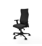 Piqueras y Crespo Albacete direcci?n sincro similpiel gris oscuro brazos 2D base nailon ruedas 65 nailon