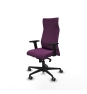 Piqueras y Crespo Albacete direcci?n sincro similpiel morado brazos 2D base nailon ruedas 65 engomadas